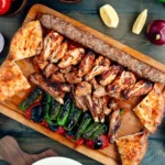 kebab-platter-with-grilled-chicken-lula-kebab-ribs-kebab-grilled-peppers