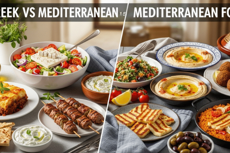Is Greek and Mediterranean food the same.