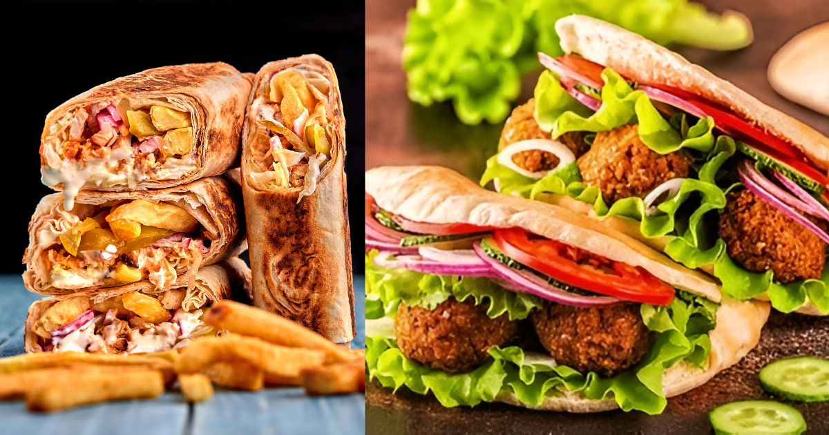 Difference between Middle Eastern and Mediterranean food.