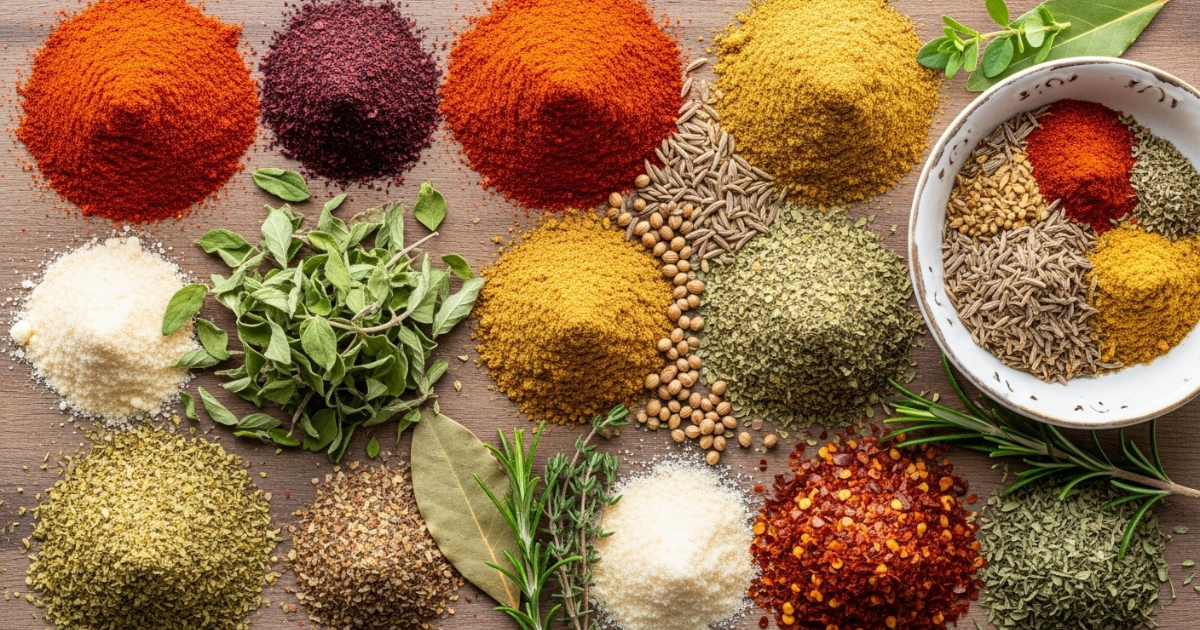 Mediterranean spices.