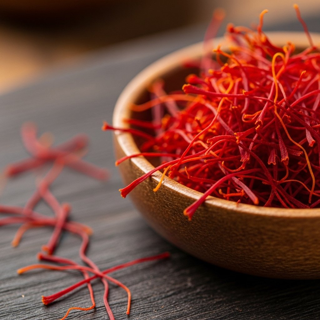 Saffron, a Mediterranean spice.