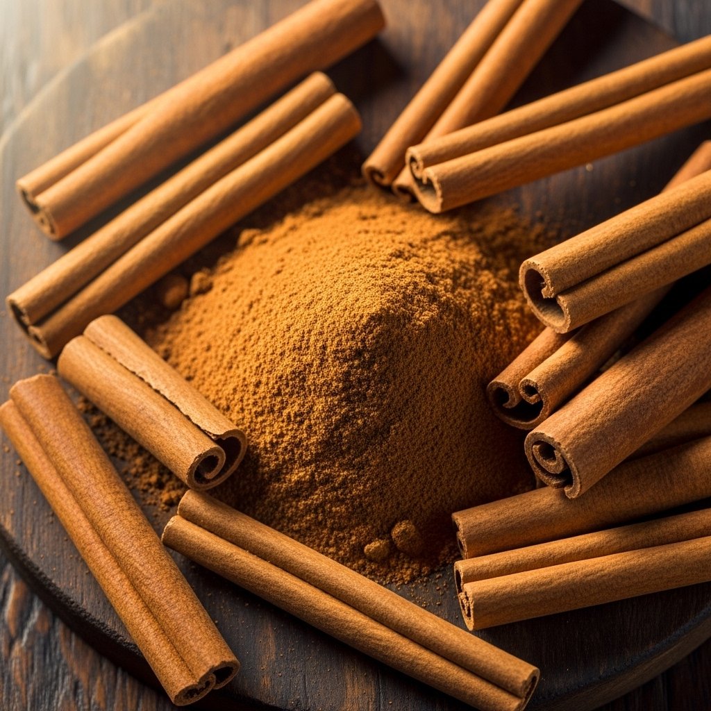 Cinnamon, a Mediterranean spice.