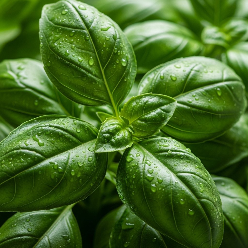 Basil, a Mediterranean spice.