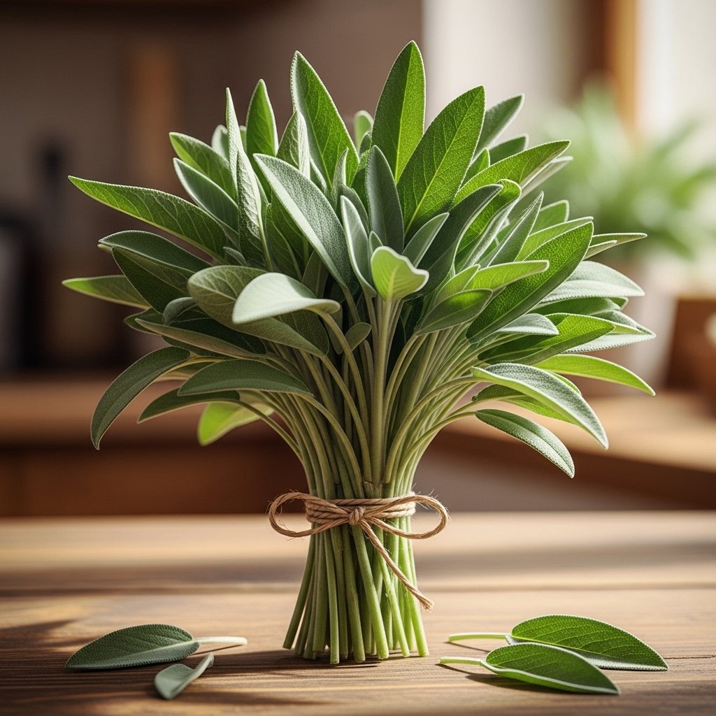 Sage, a Mediterranean spice.