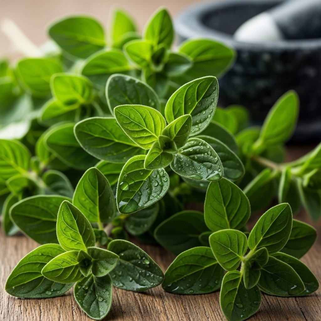 Oregano, a Mediterranean spice.